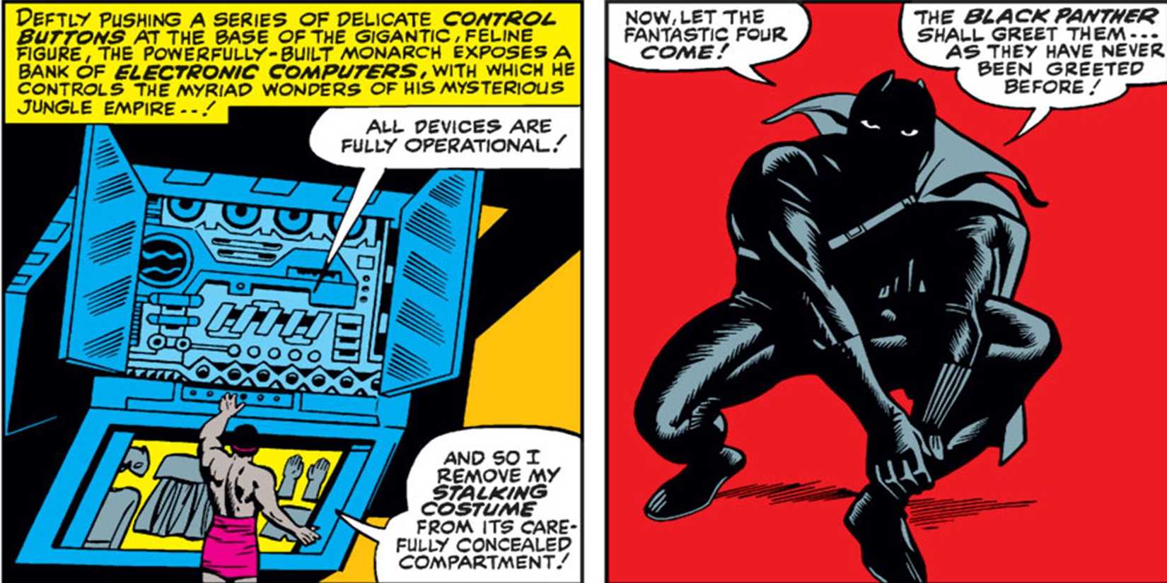 50+ Yr Old Marvel Heroes- Black Panther