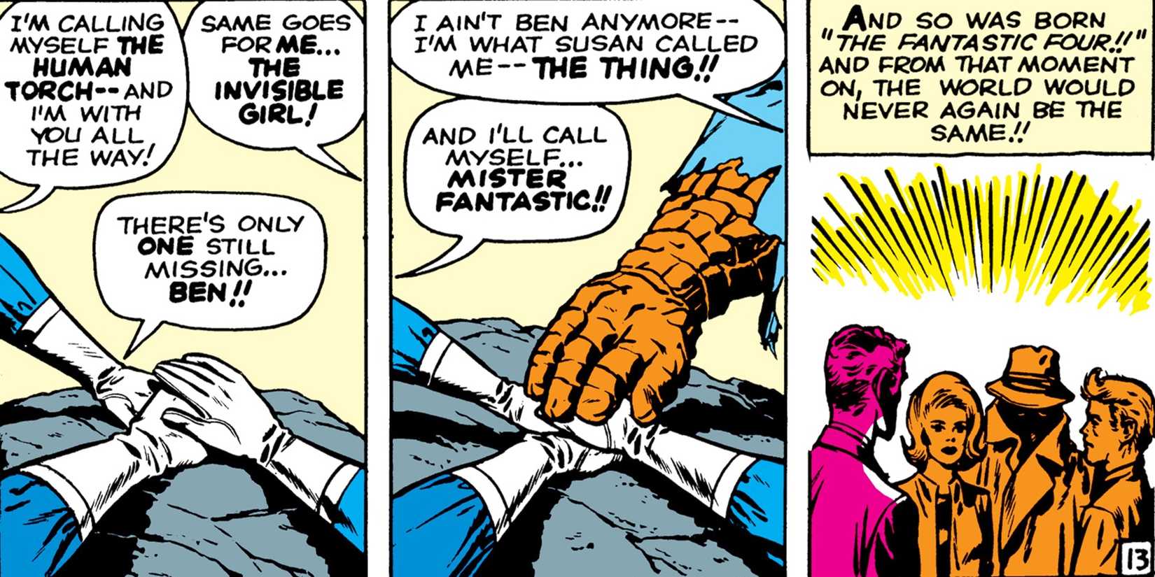 50+ Yr Old Marvel Heroes- Fantastic Four