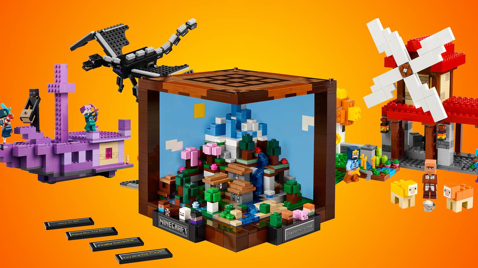 New LEGO Minecraft Sets Including the Crafting Table are