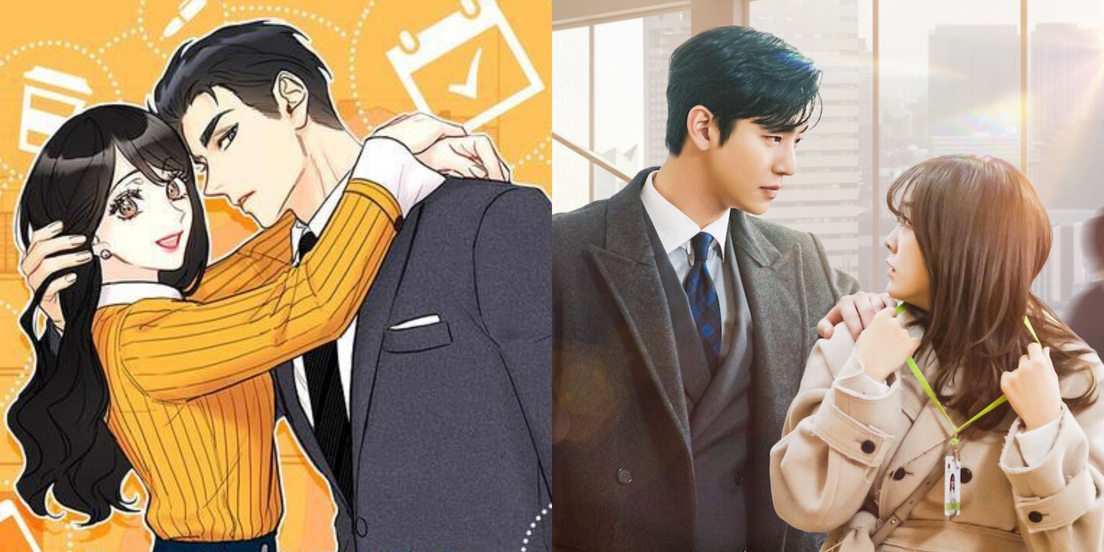 Shin Ha-Ri and Jin Yeoung-Seo in a business proposal Manhwa and K-Drama