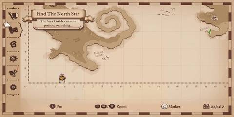 A map featuring a secret area in Cat Quest 3