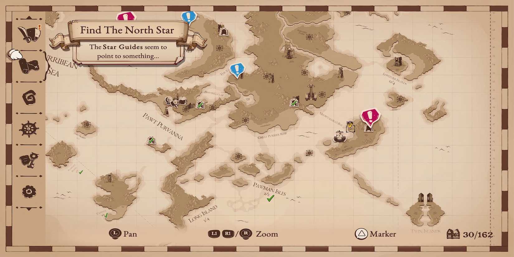 A map featuring Meowtallika’s Bay in Cat Quest 3