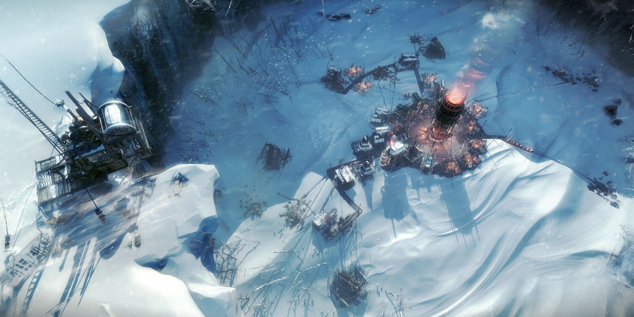 A snowy region in Frostpunk