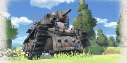 A tank in Valkyria Chronicles 4