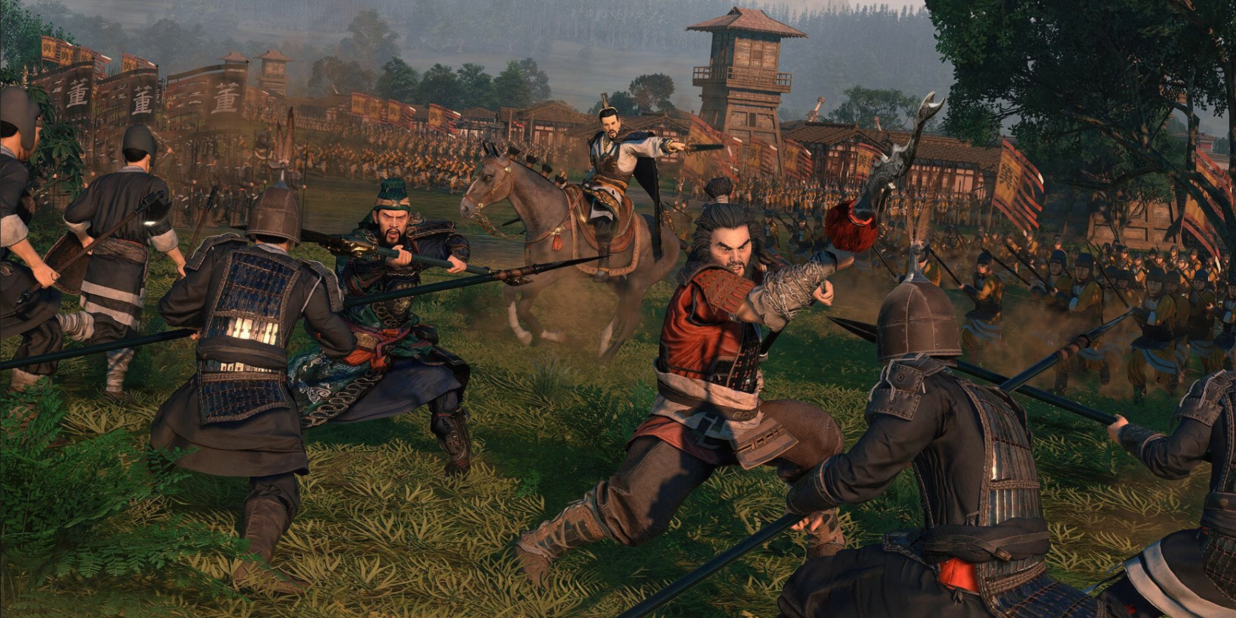 A war among various characters in Total War Three Kingdoms