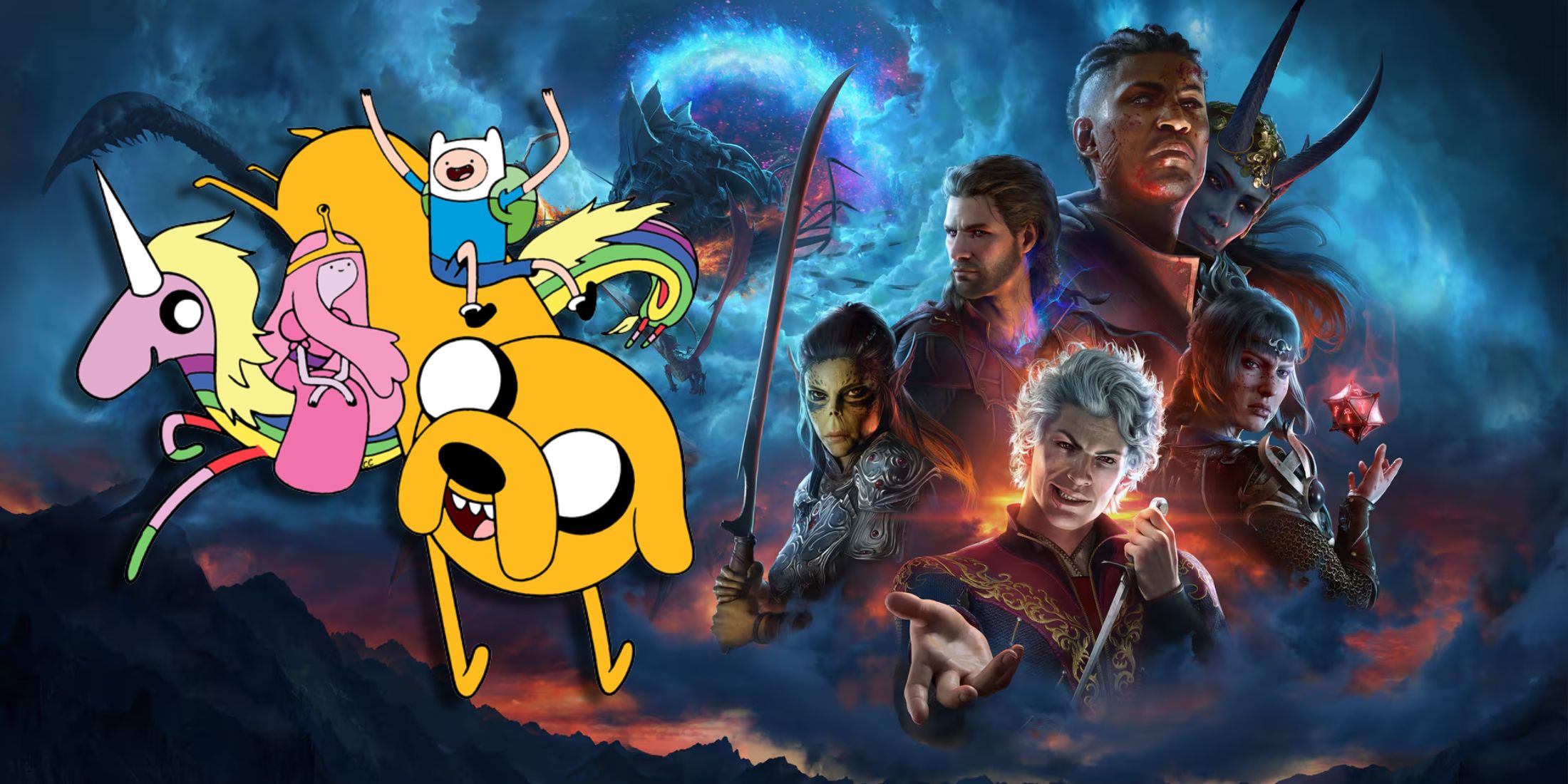 Fan Art Combines Adventure Time and Baldur's Gate 3