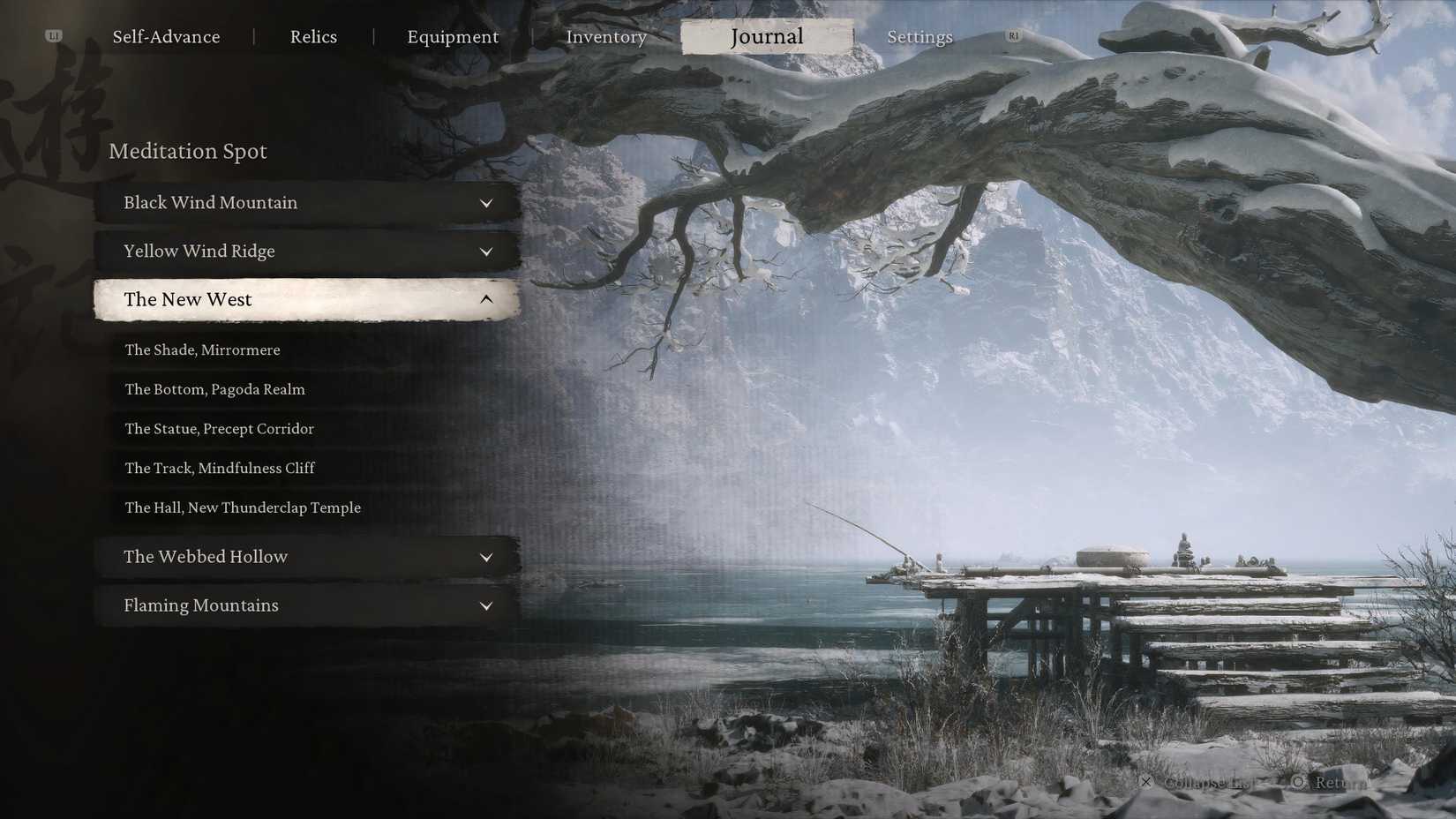 All Meditation Spots In The New West in Black Myth Wukong