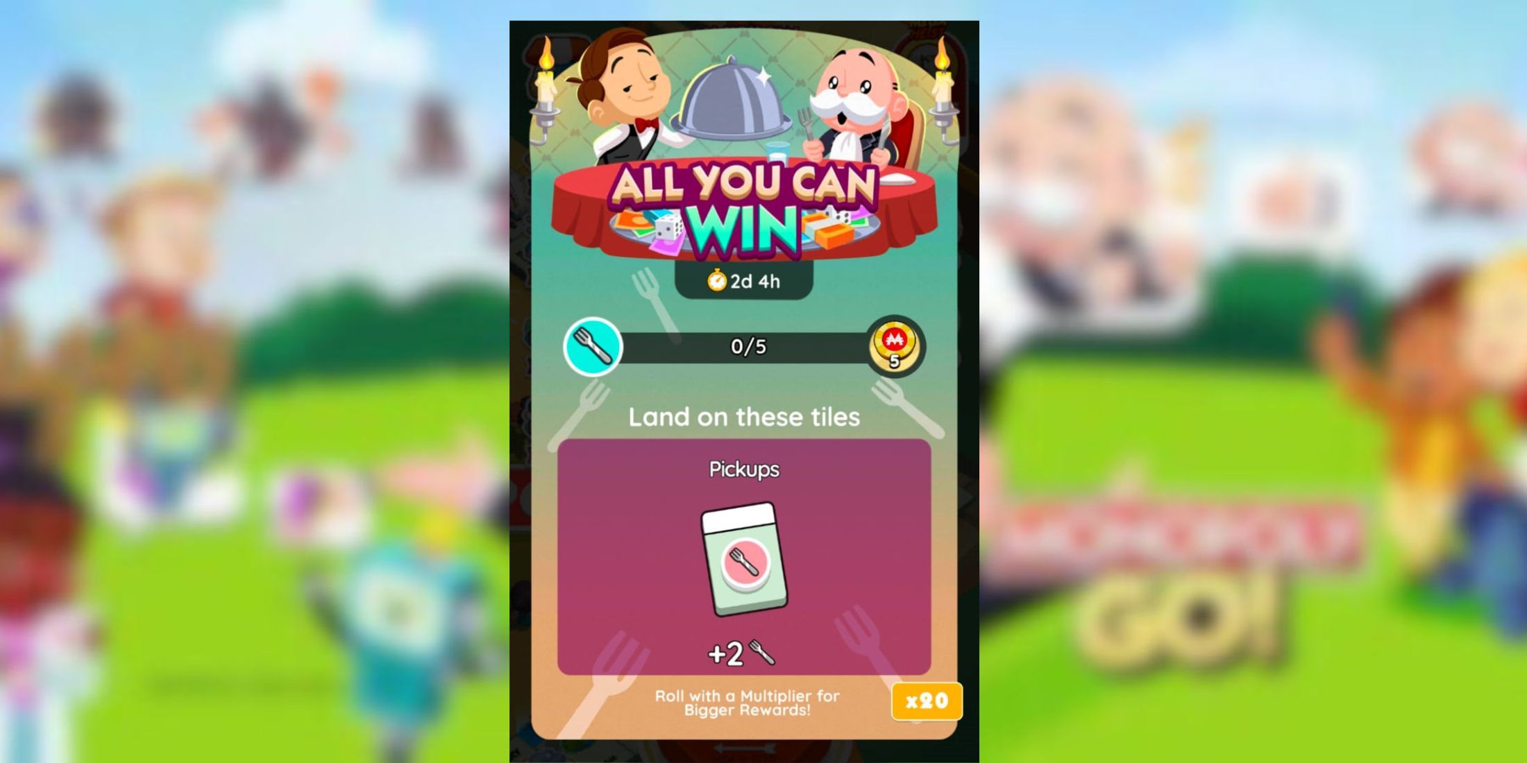 All You Can Win Rewards and Milestones in Monopoly GO