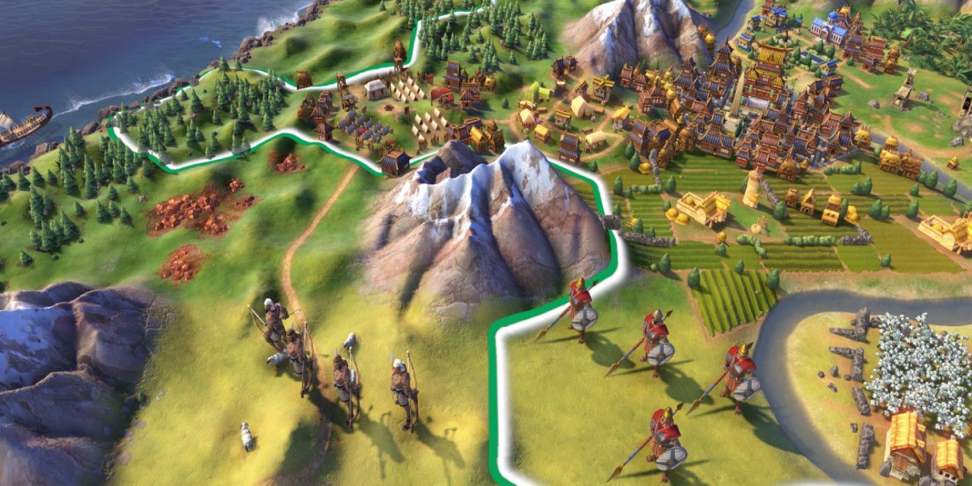 Allied forces explore the boundaries of their civilization in Civilization VI