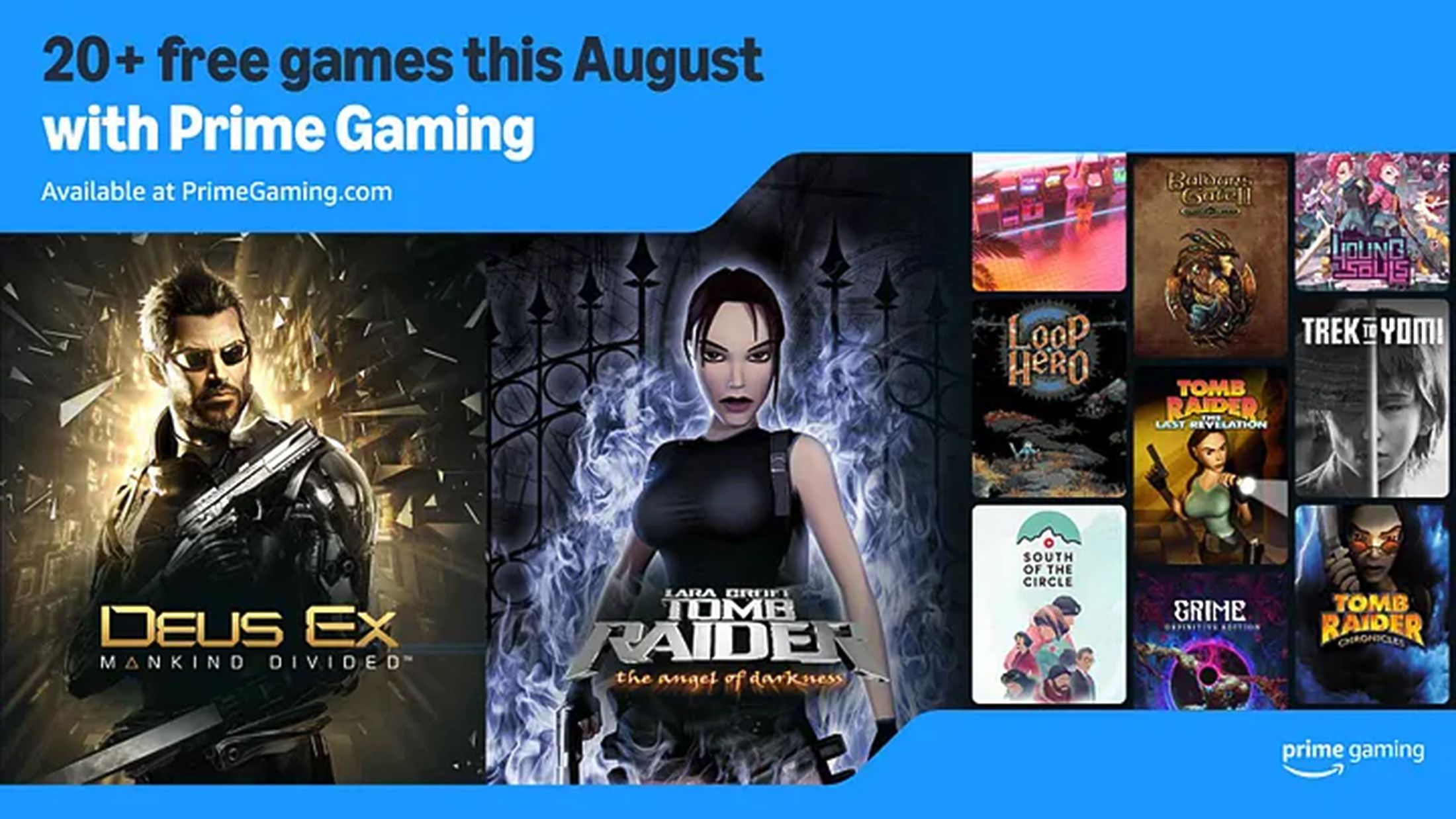 Amazon Prime Gaming free Games for August 2024