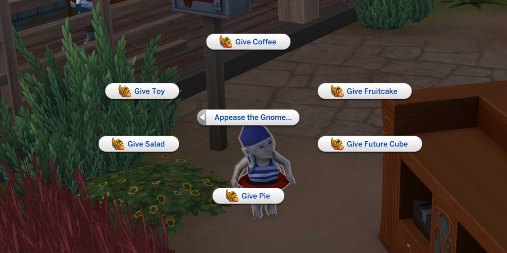 appease poolside gnome the sims 4