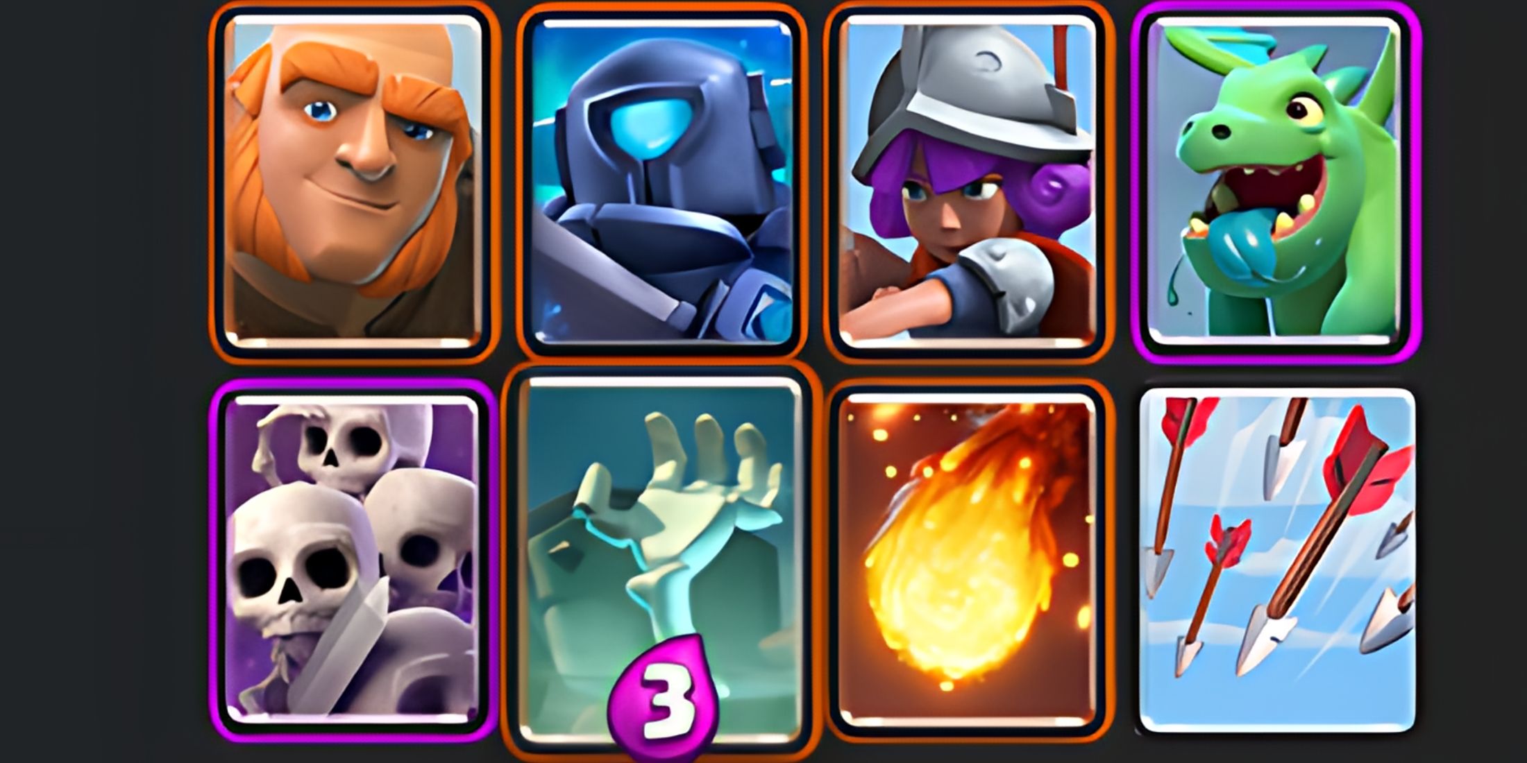 Arena 6 Giant Tombstone Deck Clash Royale