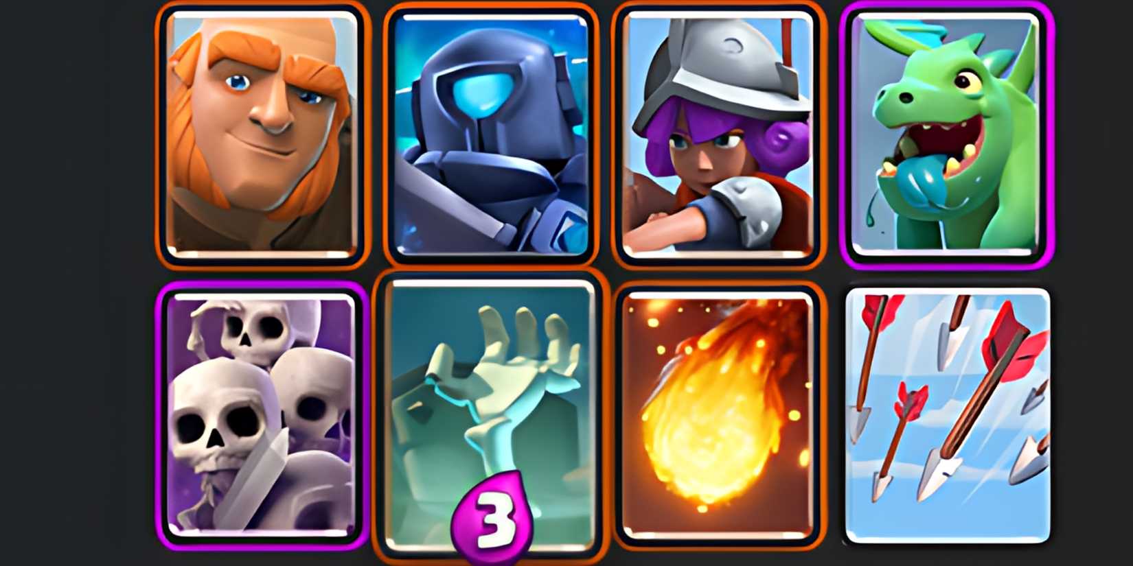 Arena 6 Giant Tombstone Deck Clash Royale