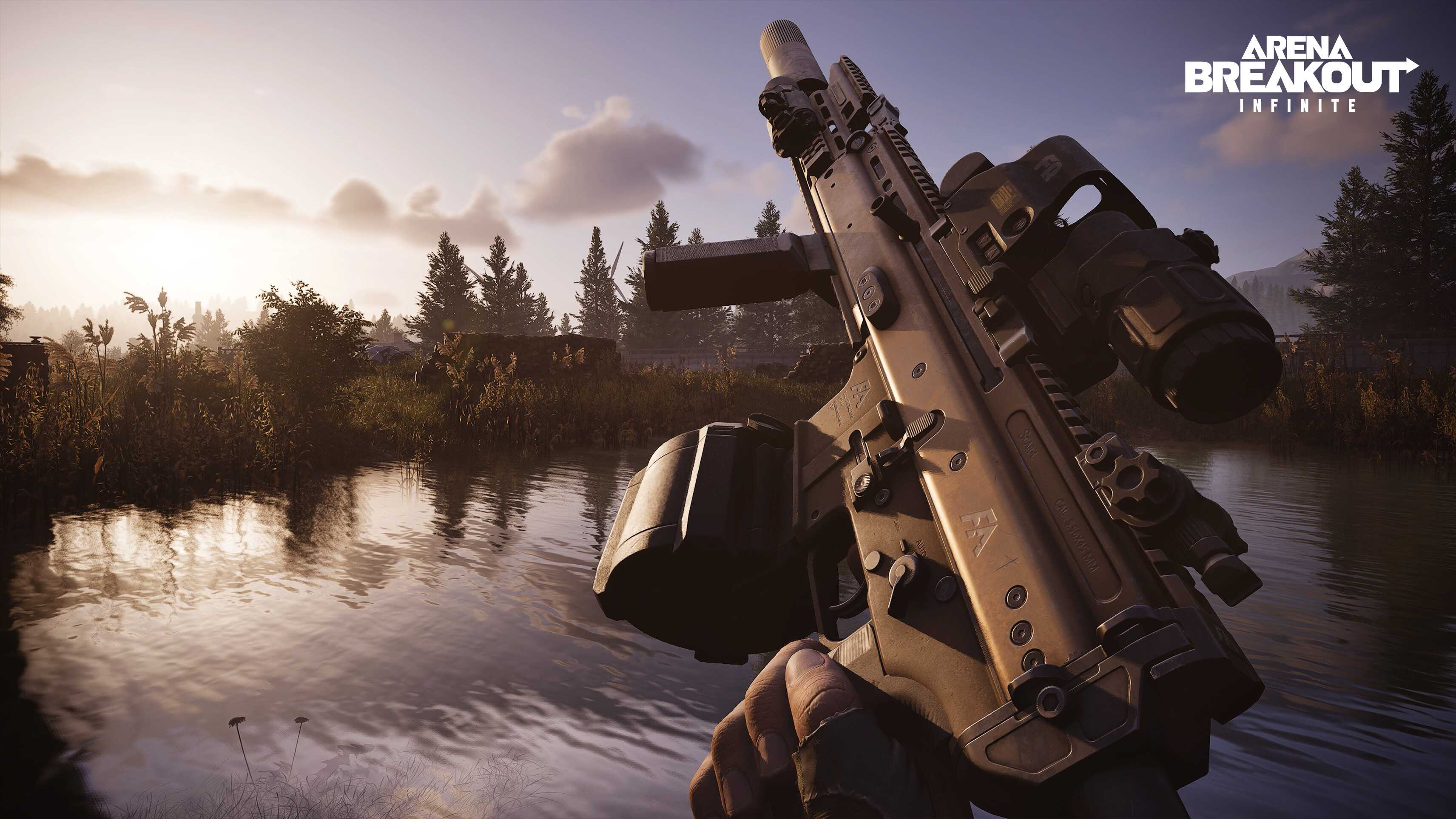 Tangkapan layar gameplay Arena Breakout: Infinite