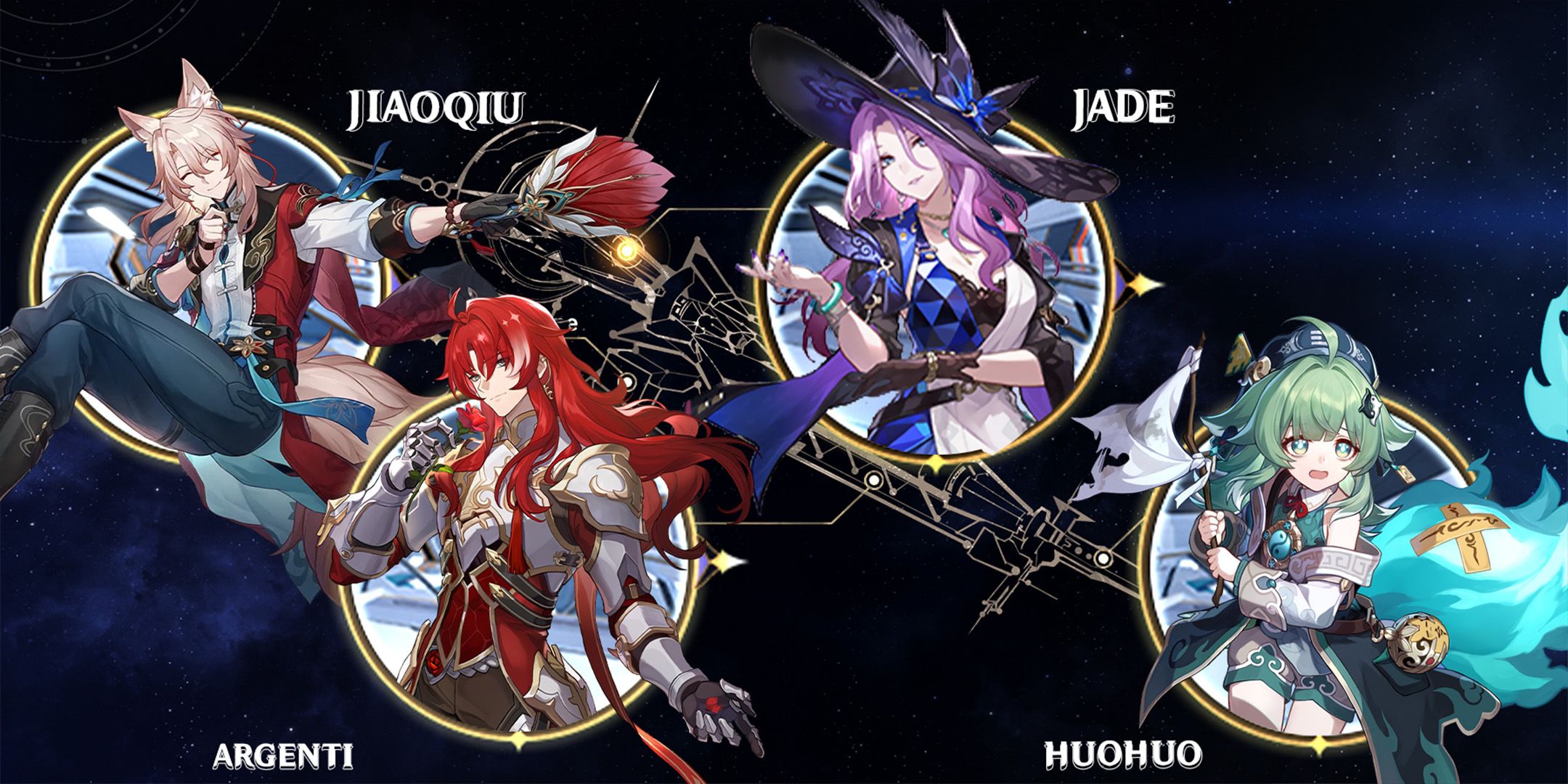 Argenti Jade Huohuo and Jiaoqiu team composition in Honkai Star Rail