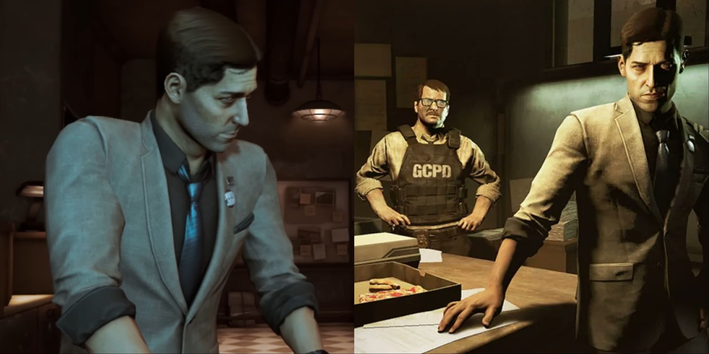 Shared image of Harvey Dent at the GCPD in Batman: Arkham Shadow