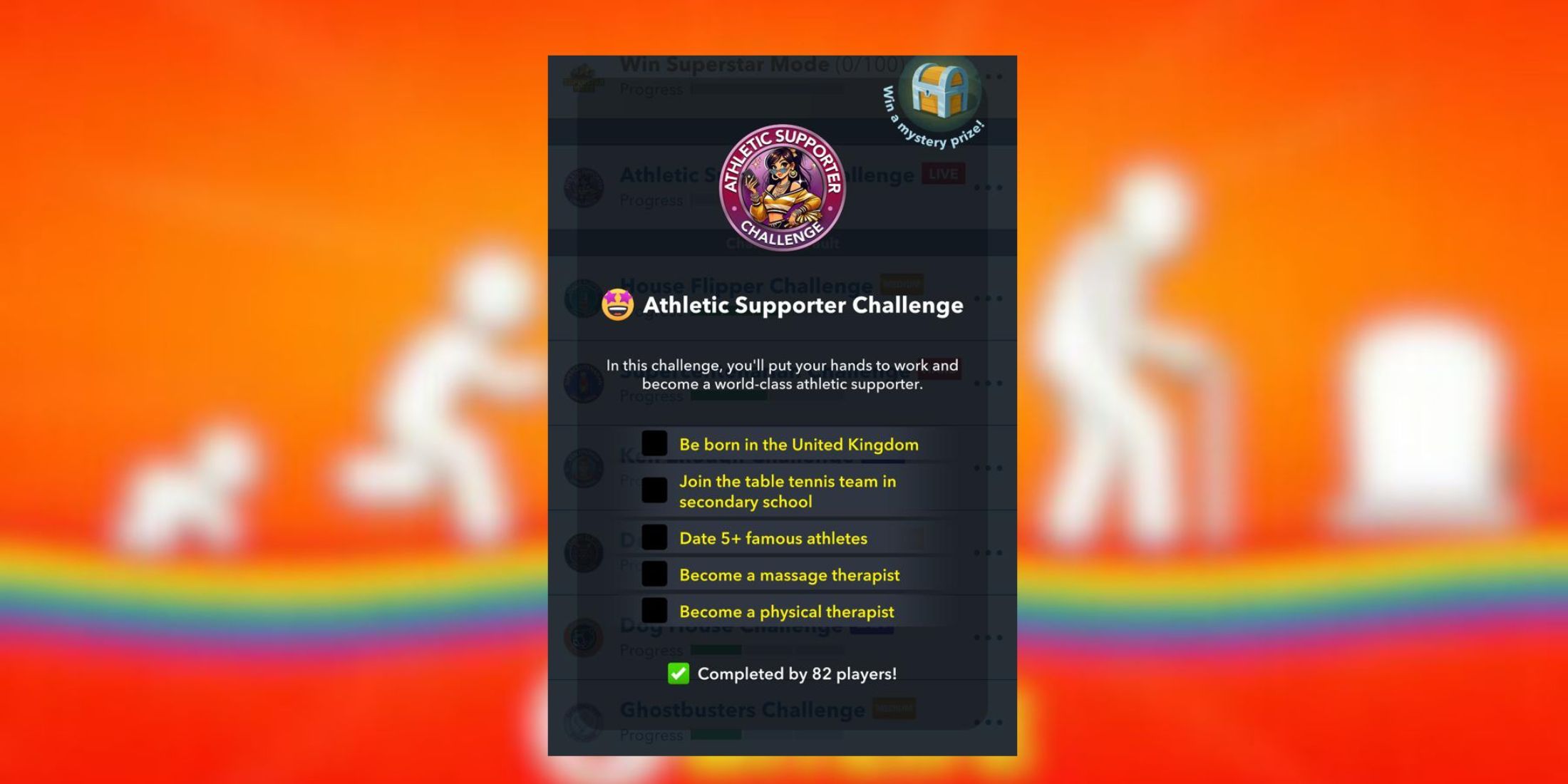 Bitlife: How to Complete the Athletic Supporter Challenge