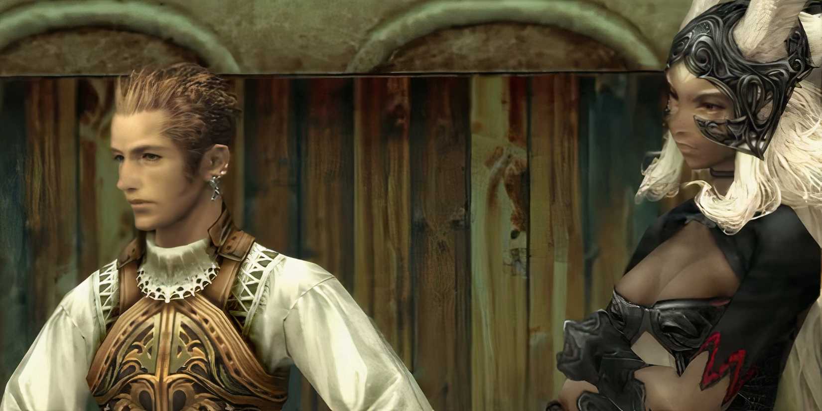 Balthier and Fran in Final Fantasy 12