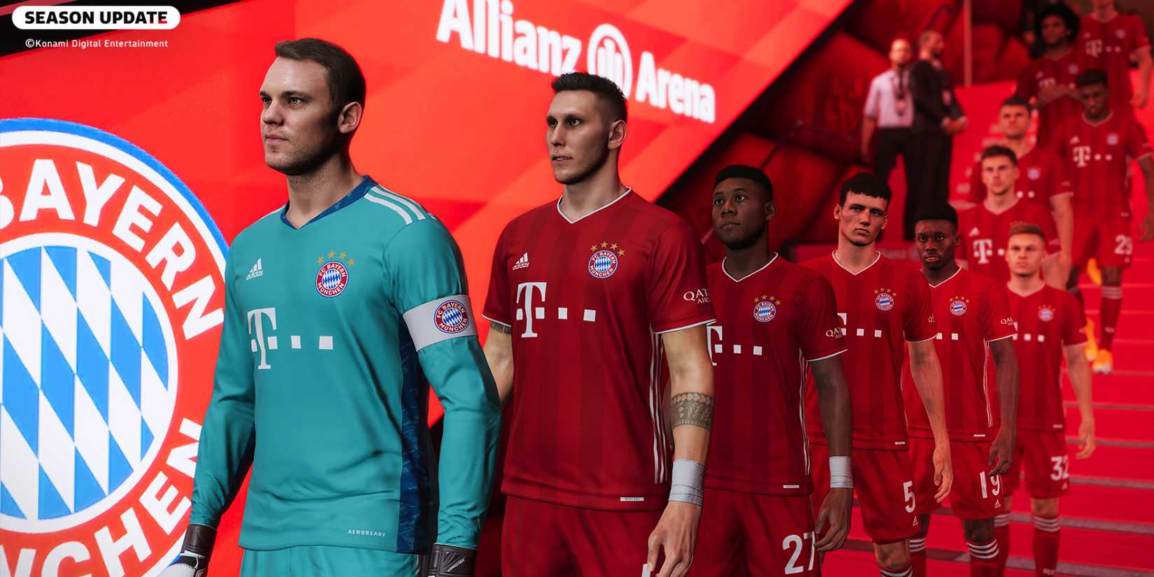 Bayern Munich players in PES 21
