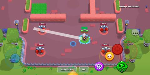 Belle aiming her attack in Brawl Stars