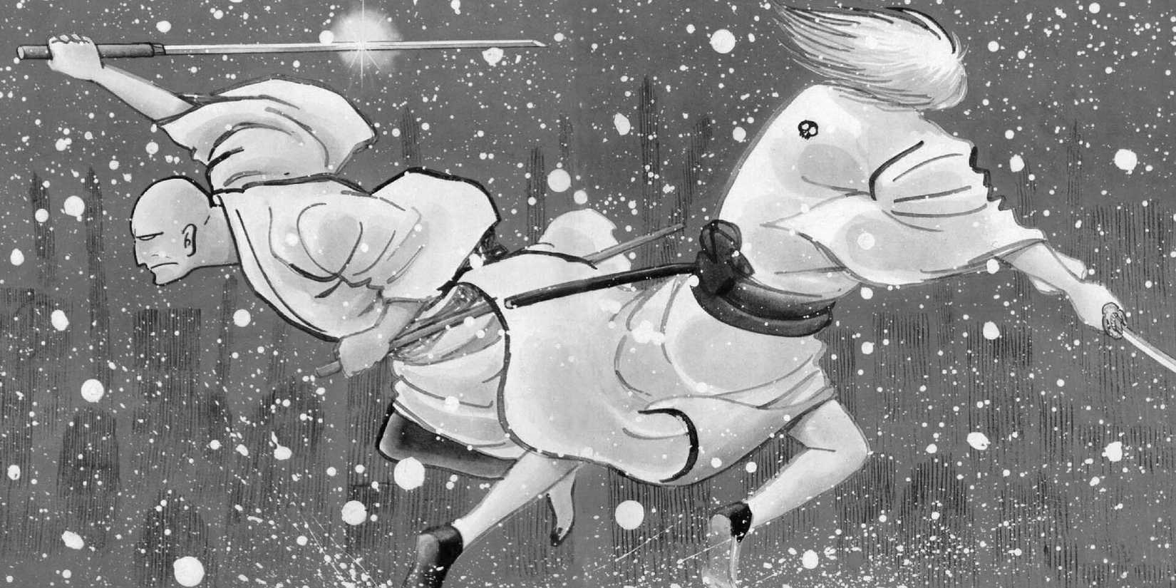 Best B&W Anime- Sabu & Ichi's Arrest Warrant