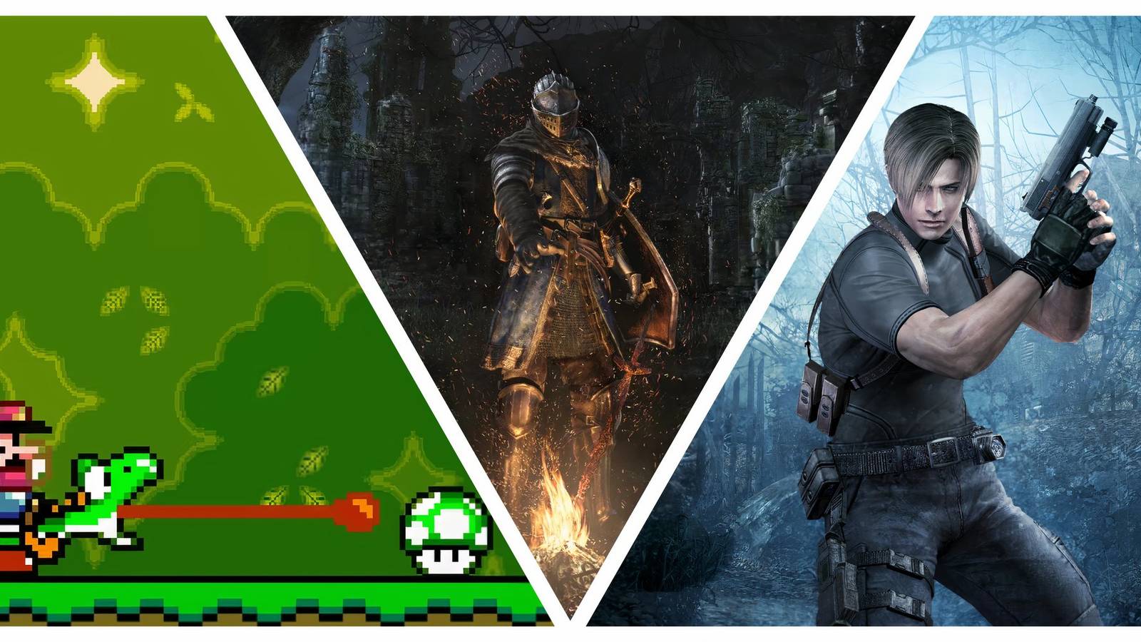 best difficulty types super mario world dark souls resident evil