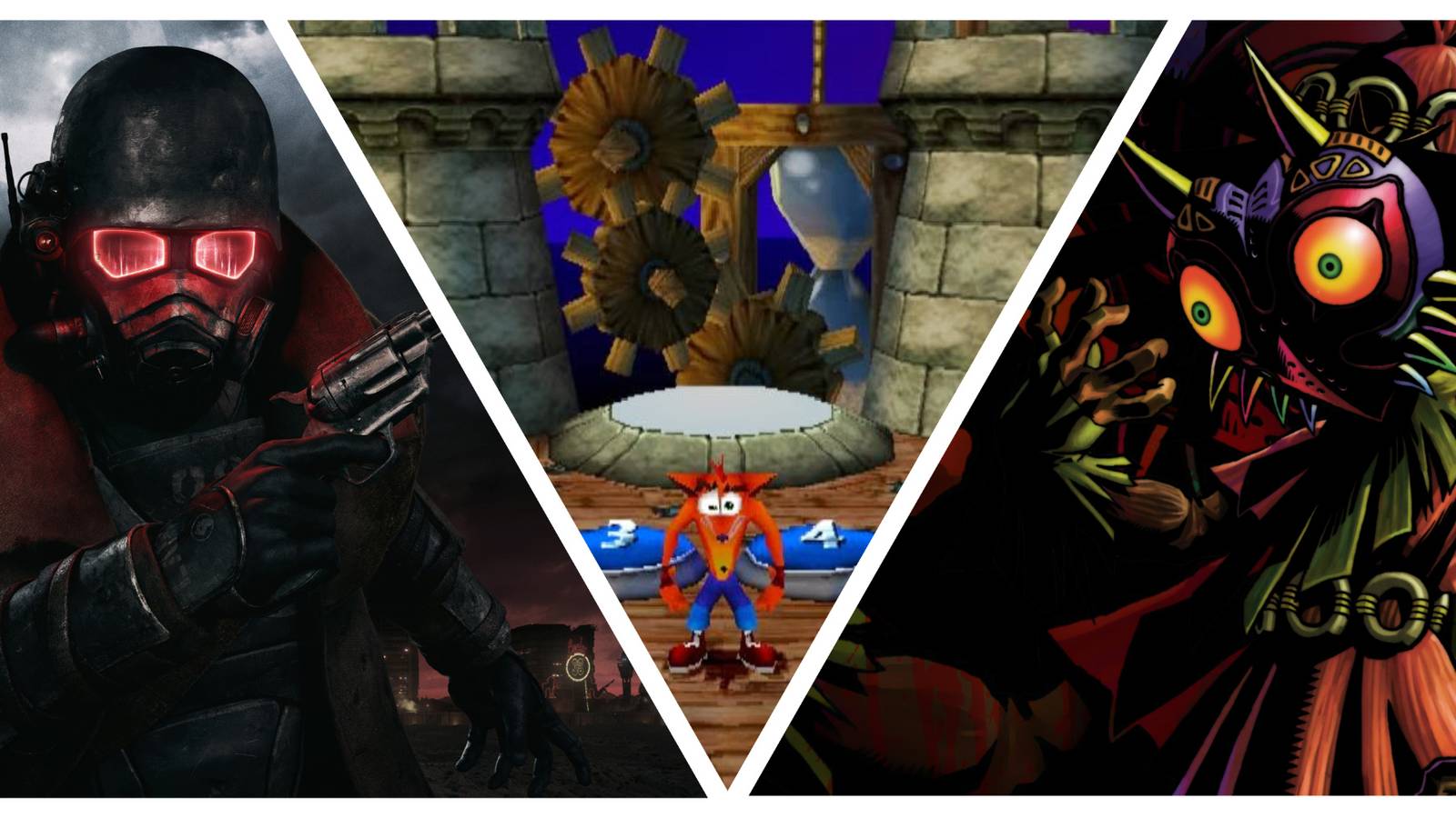 Best Games Made With The Shortest Development Time new vegas crash bandicoot warped majoras mask-1