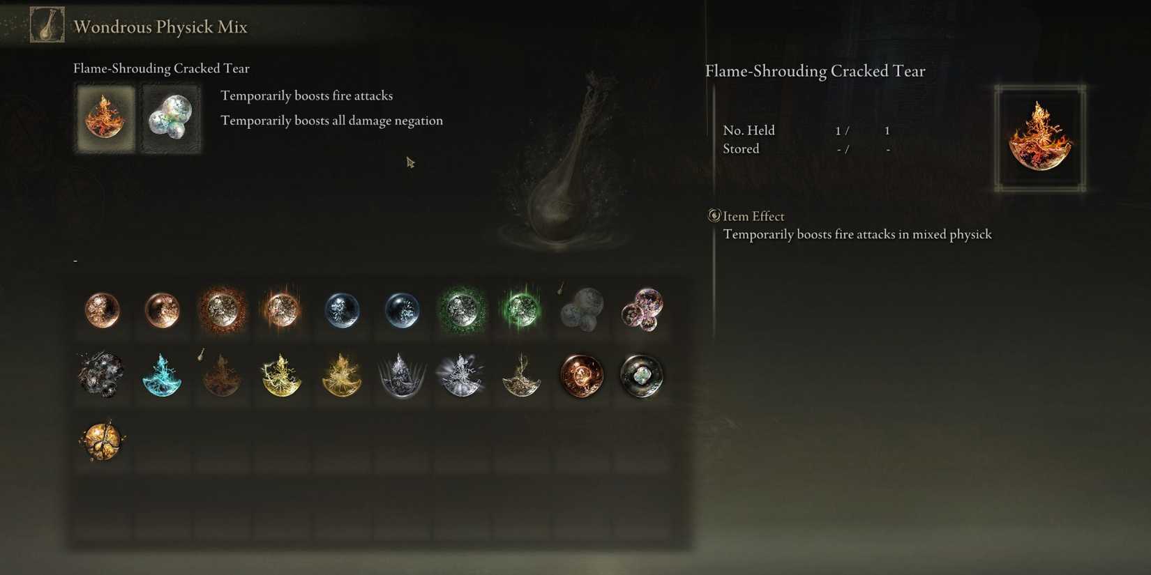 best wondrous physik mixture for madding hand in elden ring shadow of the erdtree