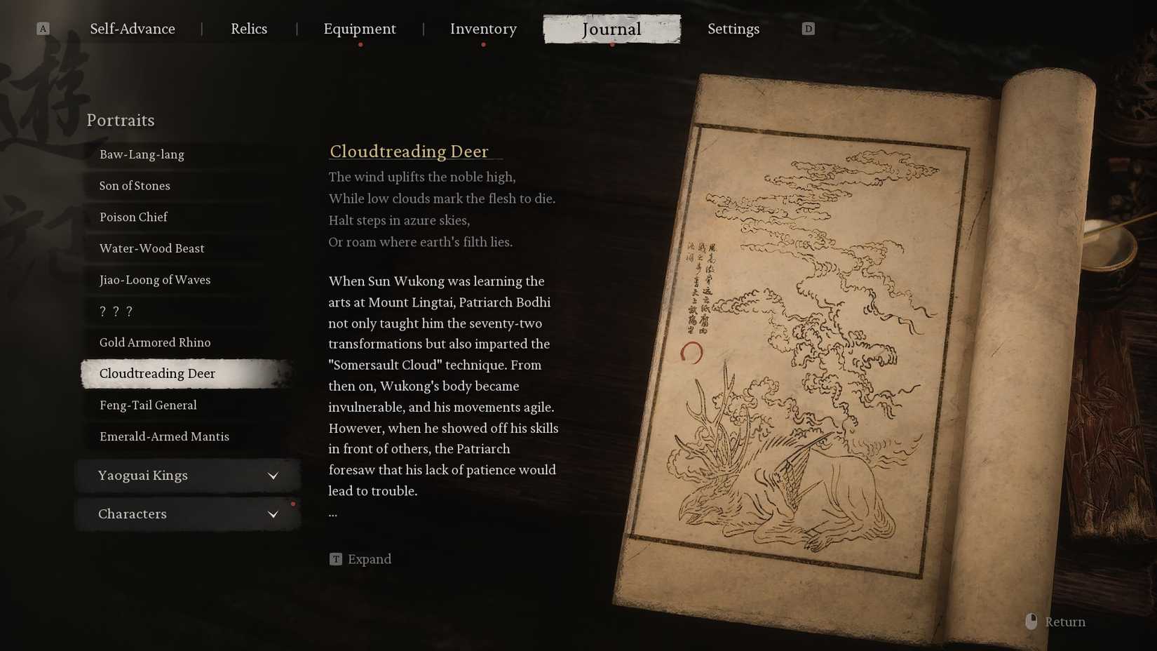 black myth wukong cloudtreading deer