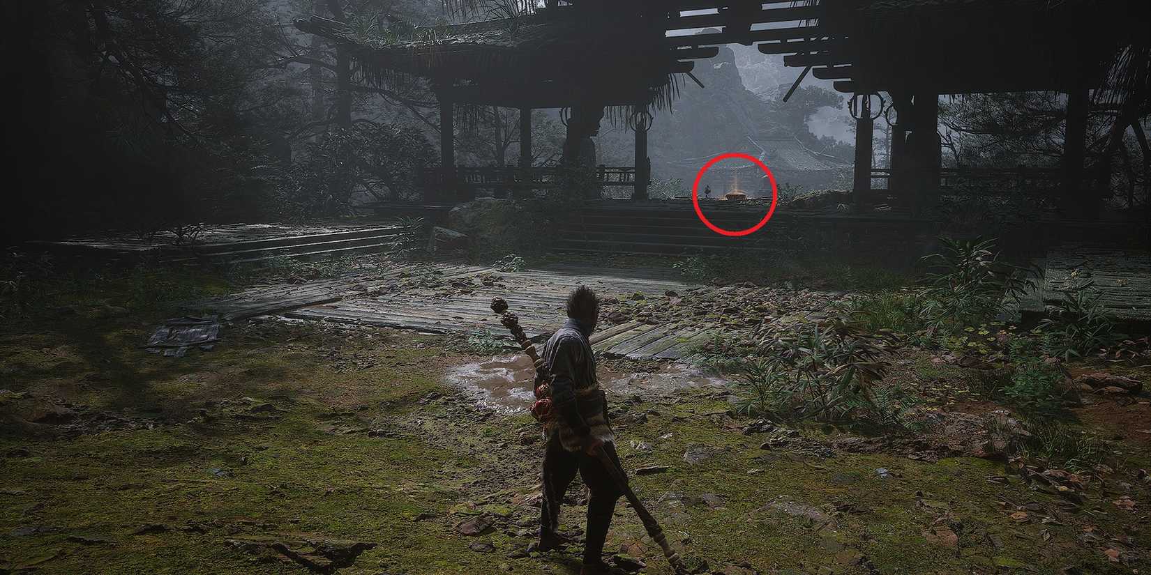 black myth wukong first meditation spot