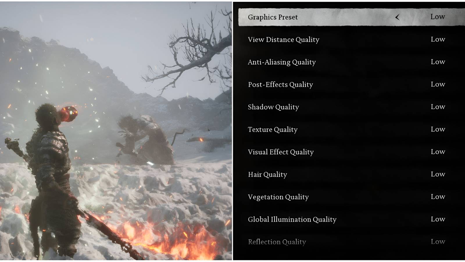 black myth wukong graphic setting guide