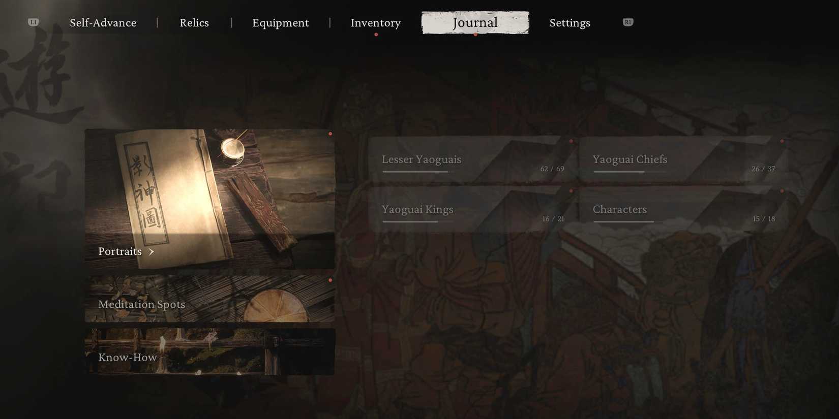 Black Myth Wukong Journal With No Quest Log