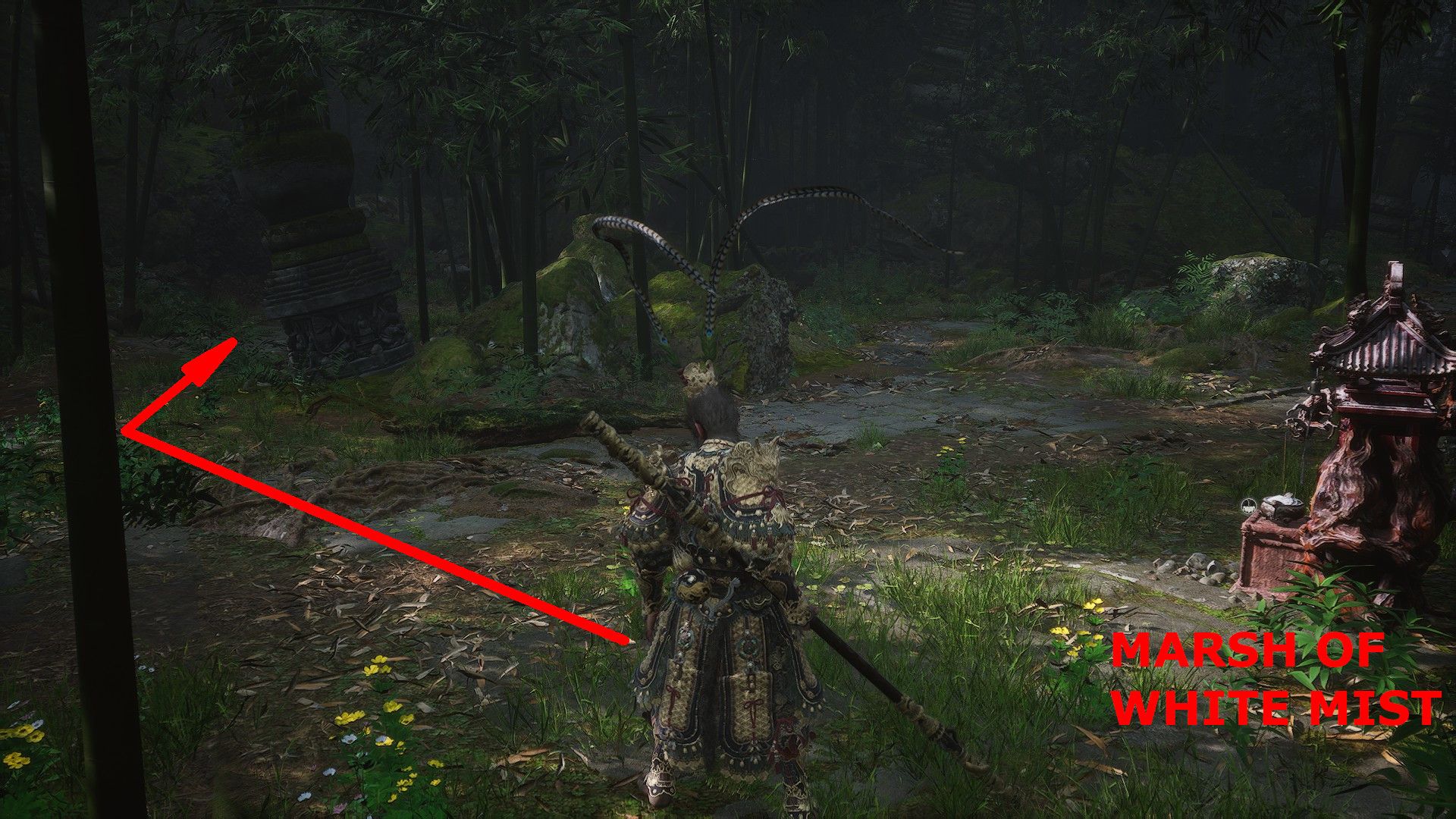 Black Myth Wukong: All Luojia Fragrant Vine Locations