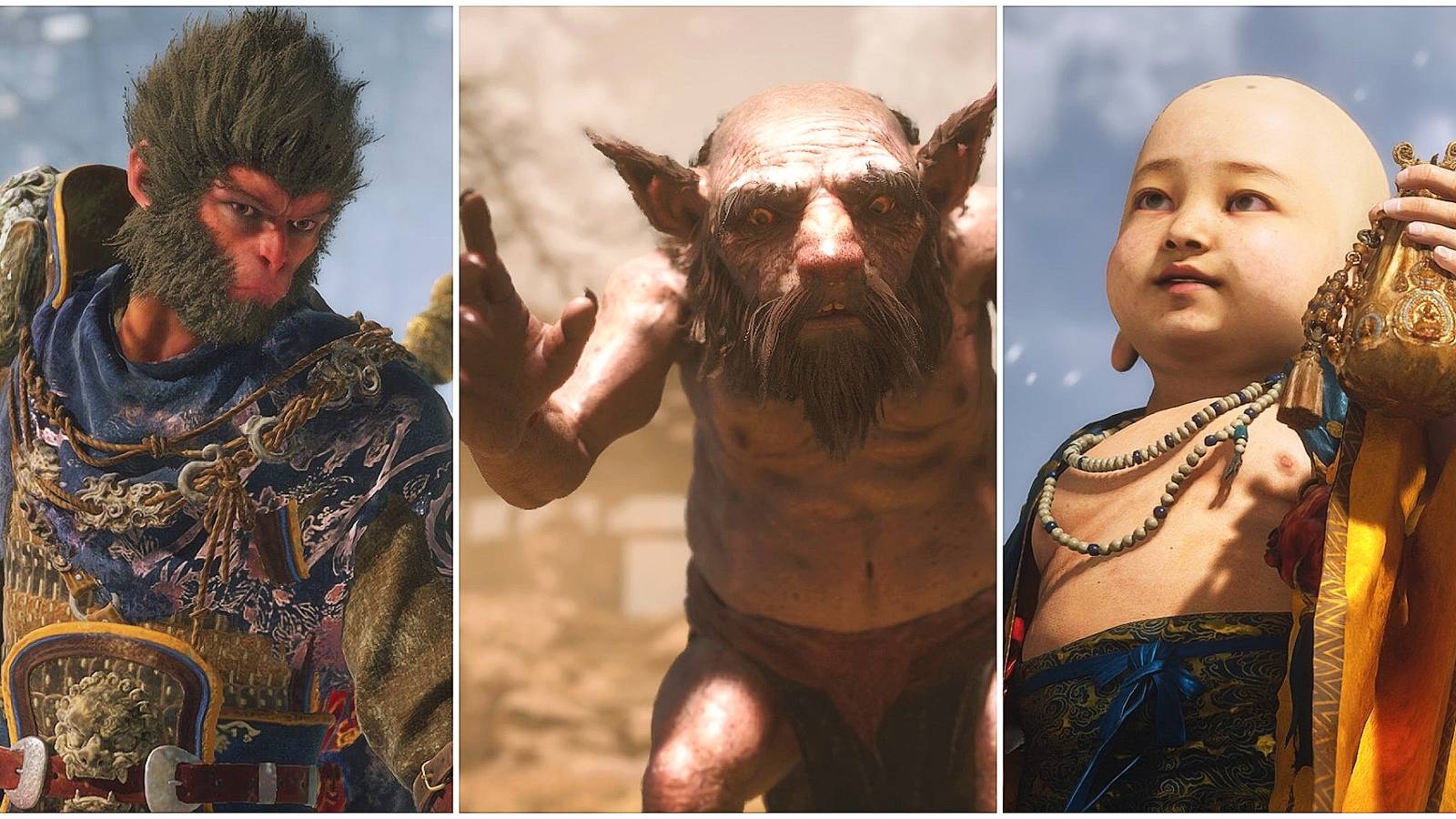 Black Myth Wukong Main Characters And NPC