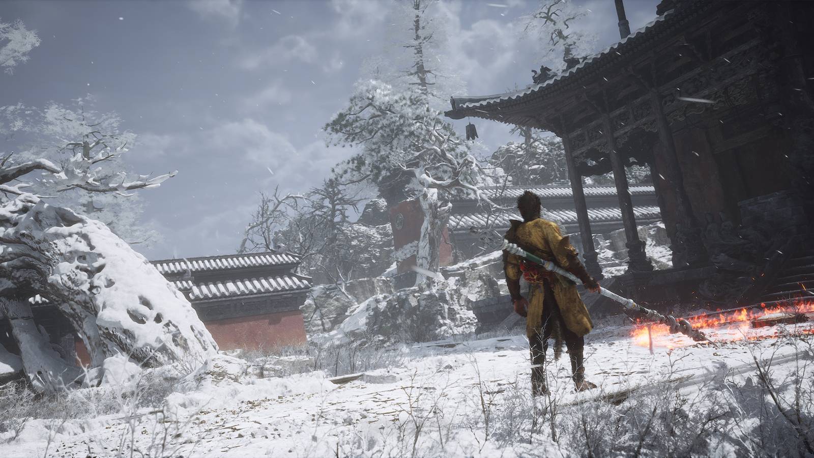 Black Myth Wukong ring of fire and snow