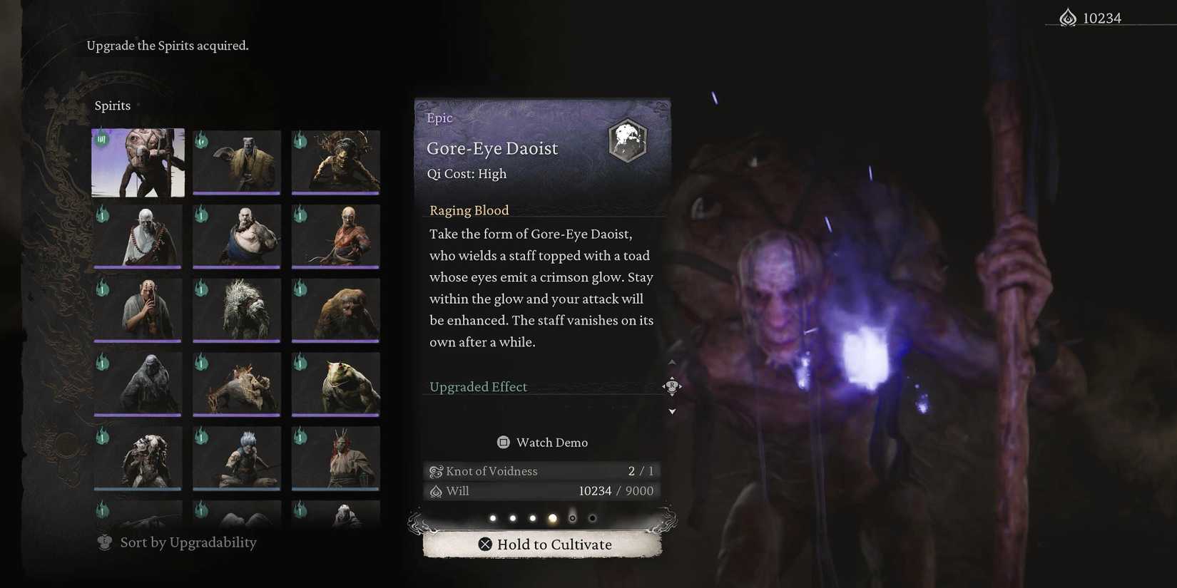 Black Myth Wukong Spirit Cultivating