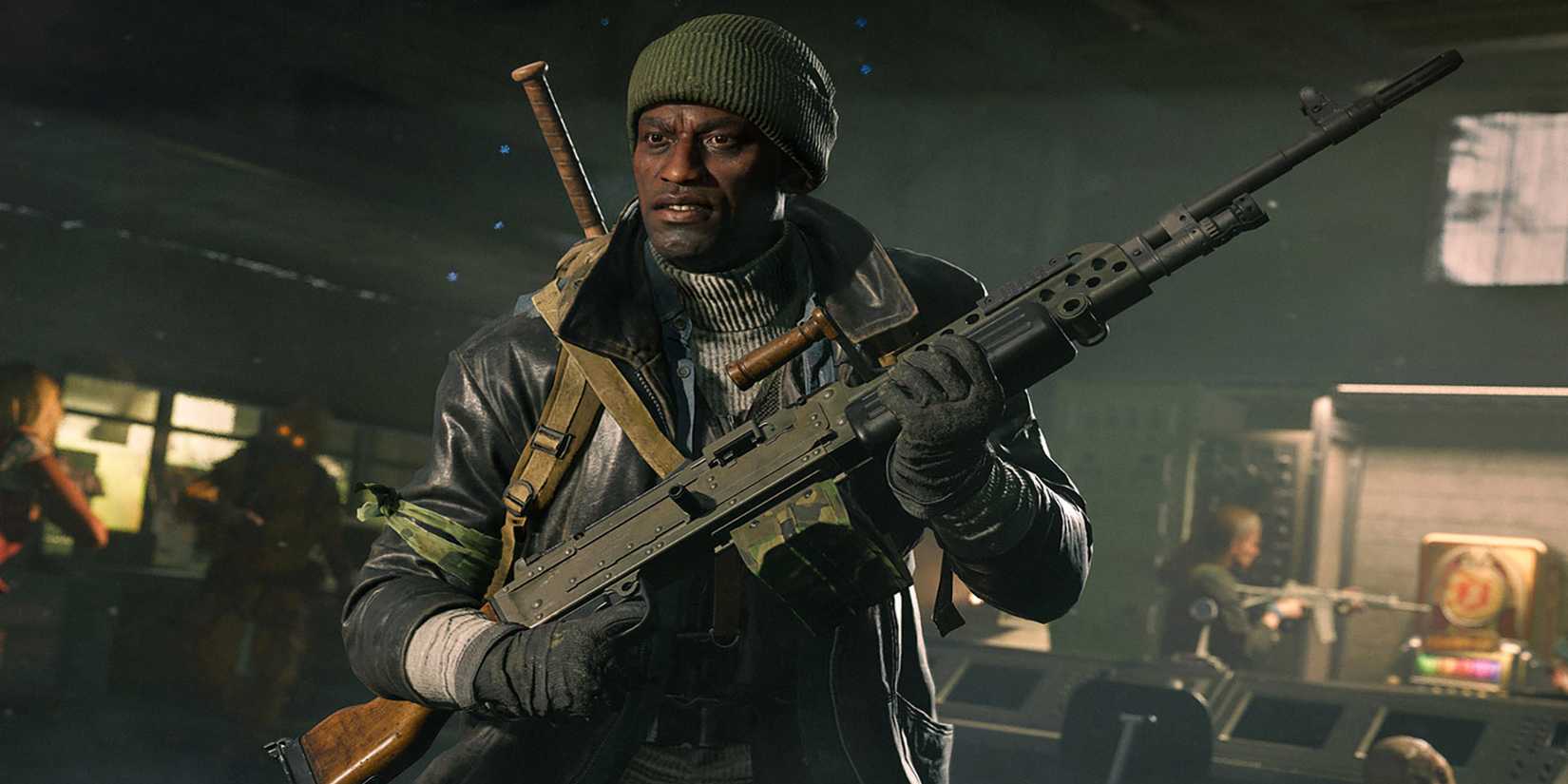 black ops 6 carver holding lmg-1
