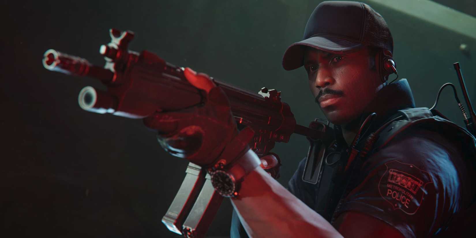 Call of Duty: Black Ops 6 operator Troy Marshall wearing a police uniform