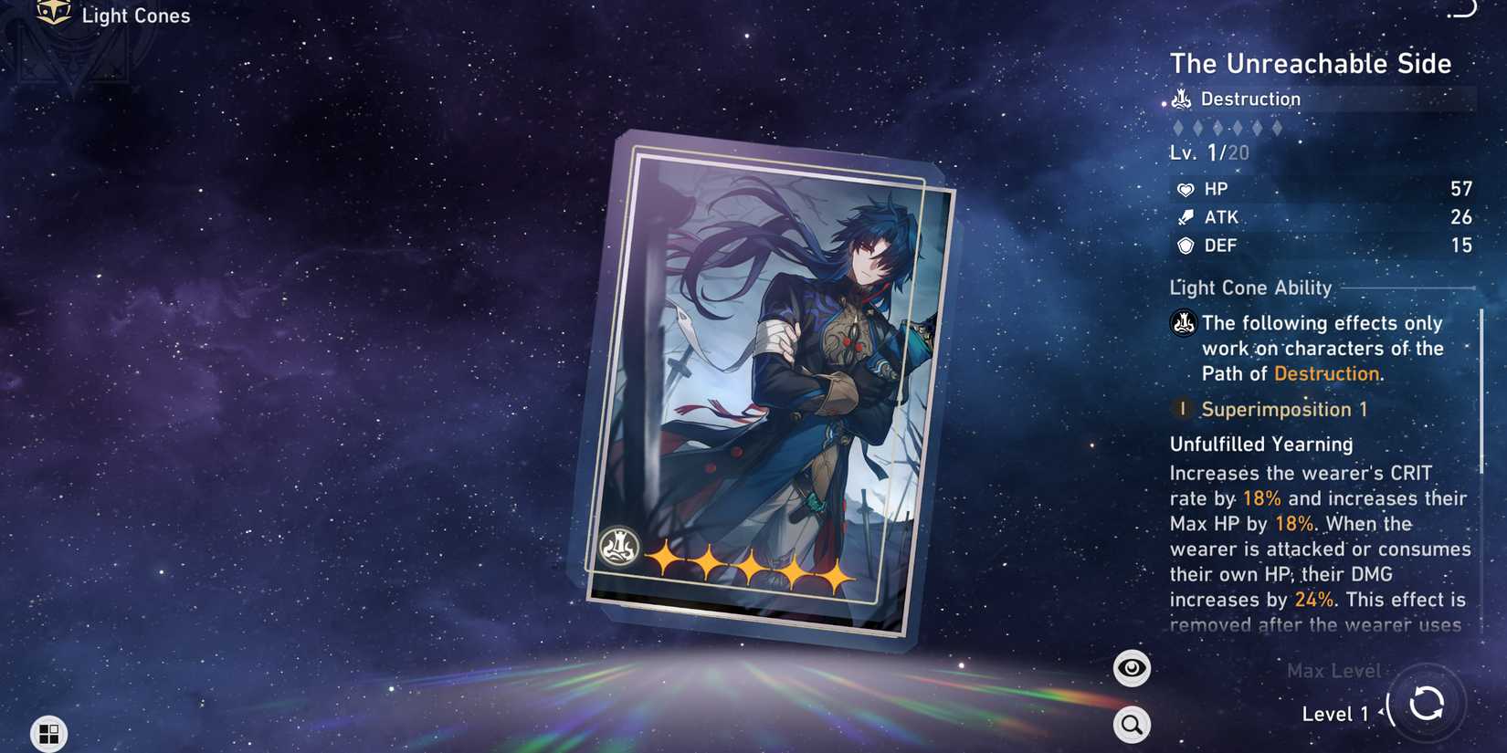 Honkai: Star Rail The Unreachable Side Blade