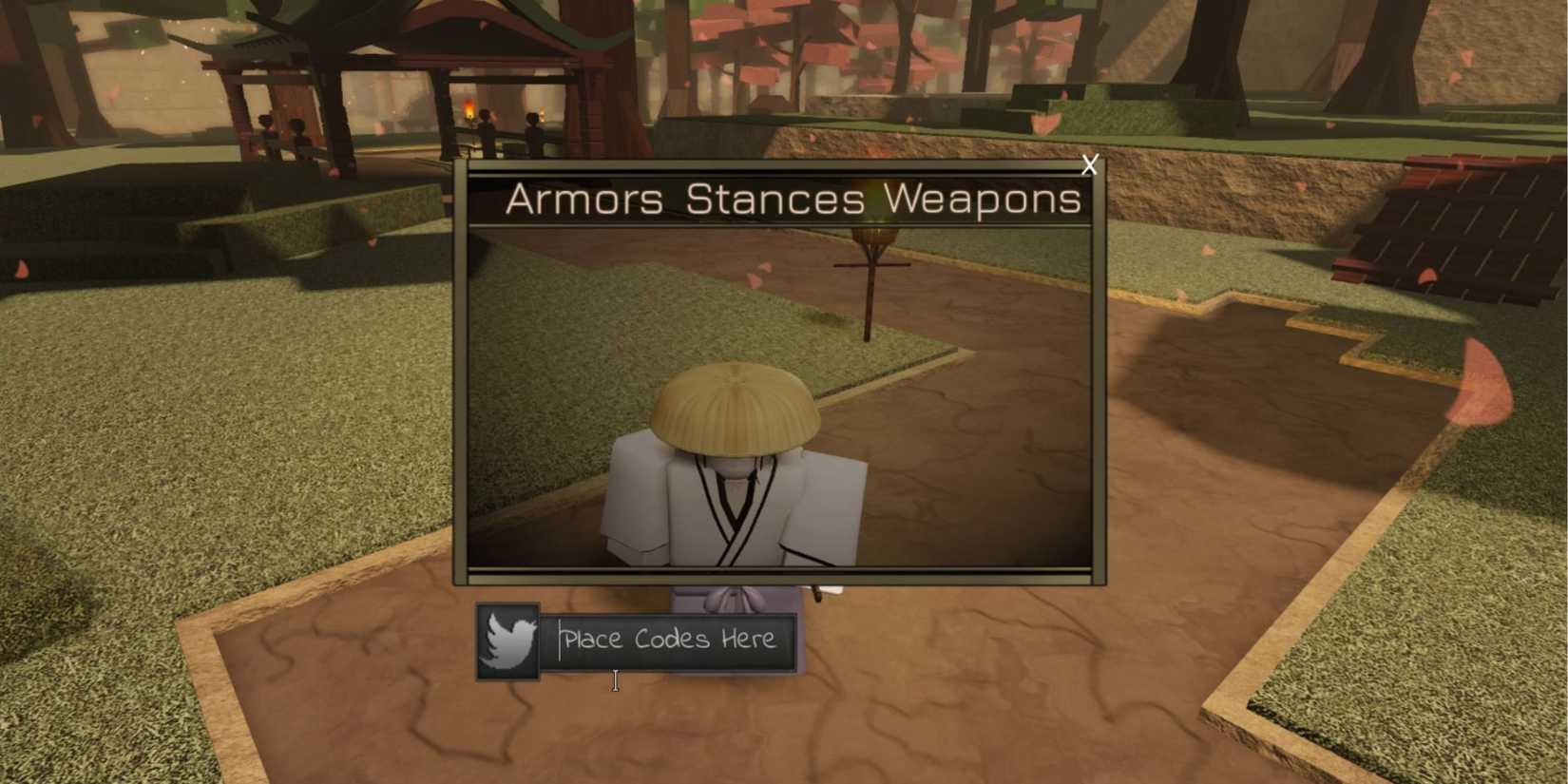 Blood Samurai 2 the codes tab