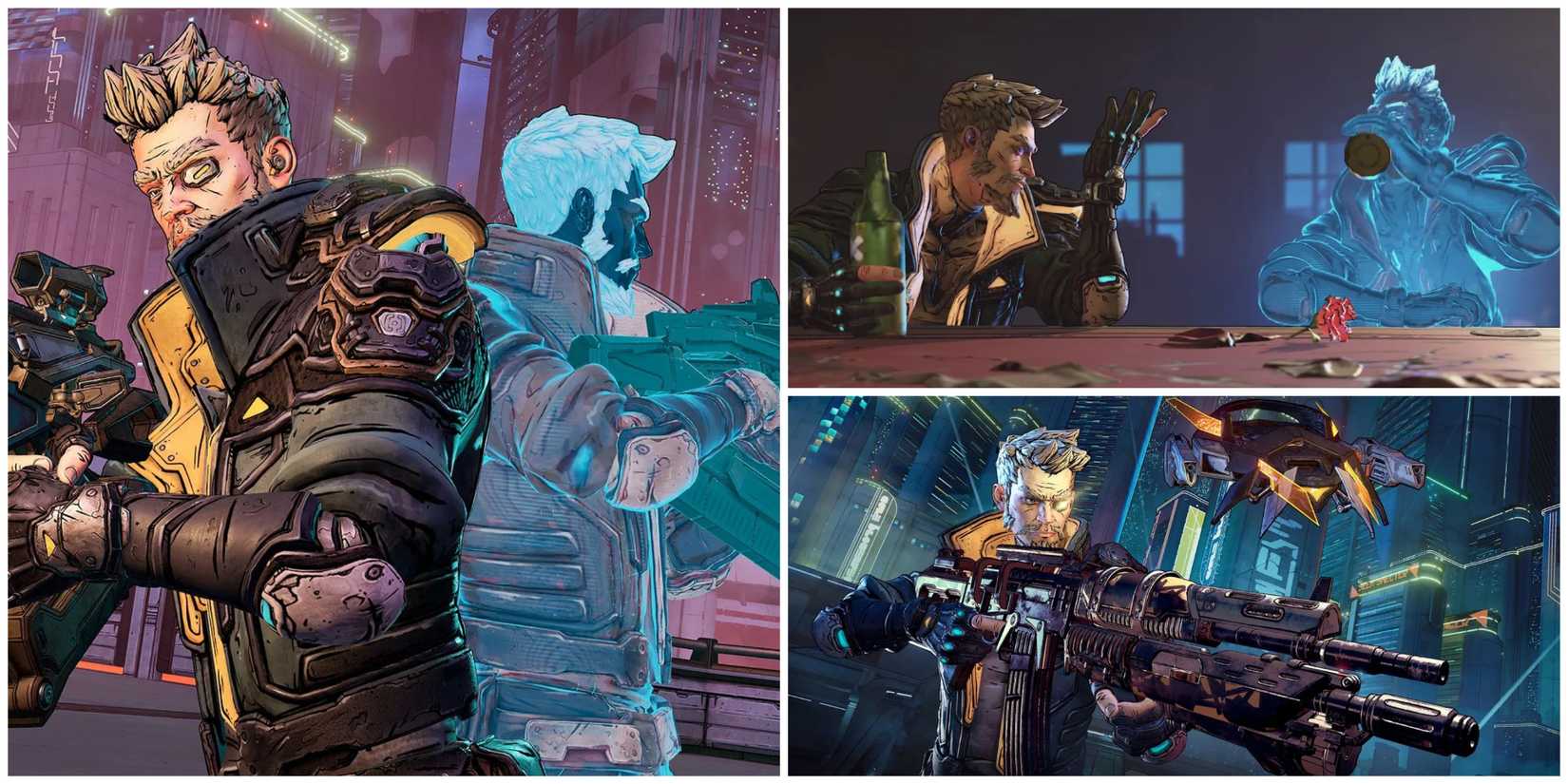 images from Borderlands 3 of Zane The Operative Vault Hunter