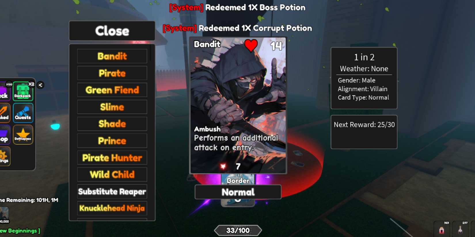 Anime Card Battle card