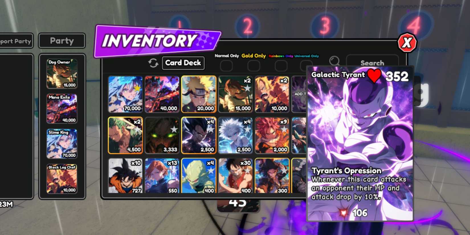 Anime Card Battle card