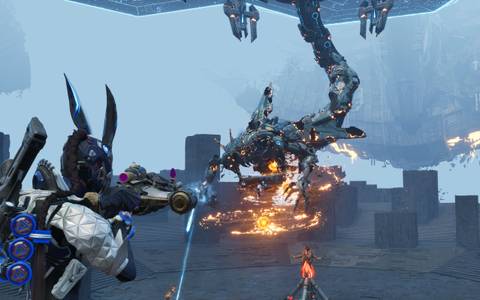 Shooting at Hanged Man in The First Descendant.