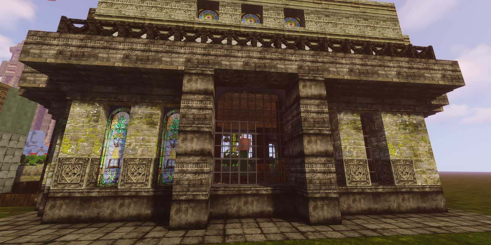 Building In Dark Renaissance Texture Pack In Minecraft