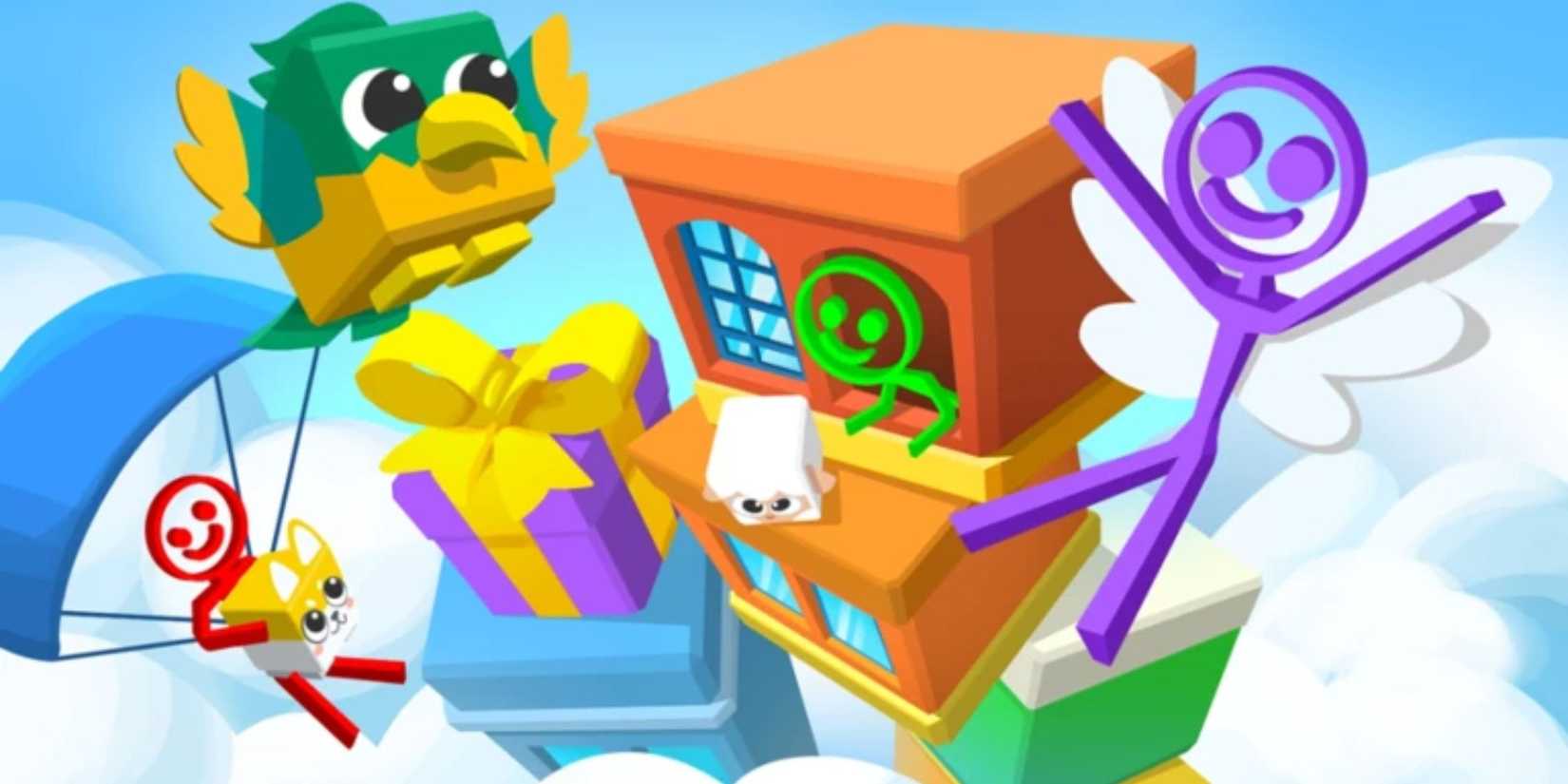 Building Towers To Fly Farther characters