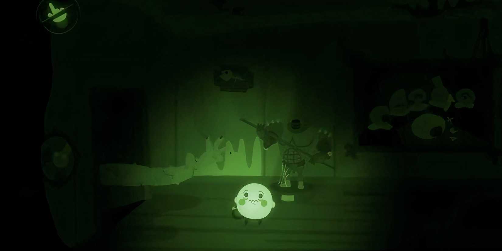 Bulb Boy Frightened By A Monster