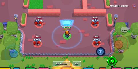 Buster's protective shield in Brawl Stars