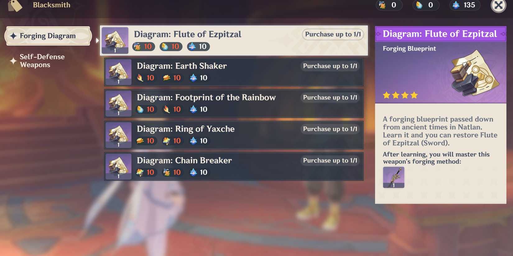 buy natlan forgeable weapons in genshin impact