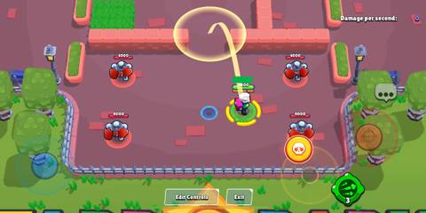 Byron aiming his super in Brawl Stars